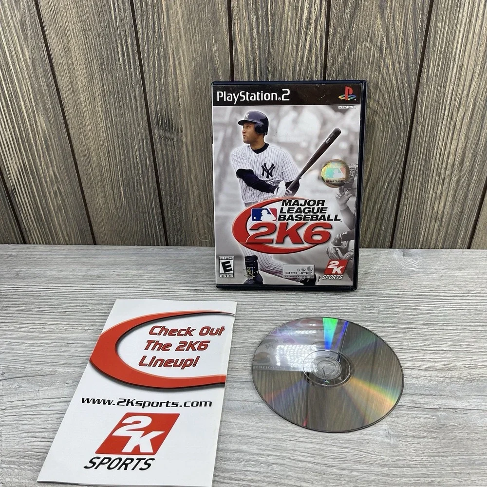 Major League Baseball 2K6 (Sony PlayStation 2, 2005)  PS2 Tested Working